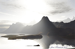 Primal Lake made in Terragen